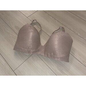 Natori Private Luxuries 1263132 Nursing Bra Lace Wire Free Womens 36DDD Beige